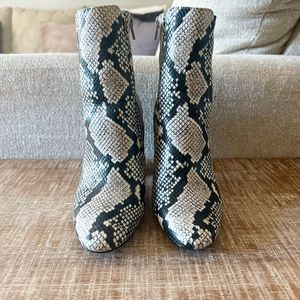 ALDO Snake Print Boots Size 8